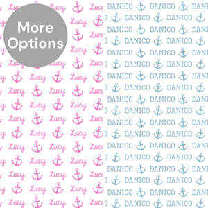 Plush Minky Fleece Personalized Blanket | Anchor