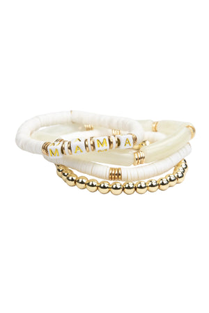 LeLaLo Mama Tubular Bracelet Set