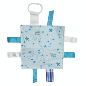 Baby Jack Crinkle Tag Square 8"x8" / Baby Boy