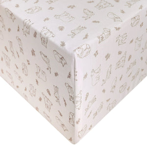 Copper Pearl Premium Knit Fitted Crib Sheet / Dylan