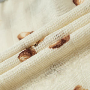 Milkbarn Contour Four Layer Burp Cloth / Chipmunk