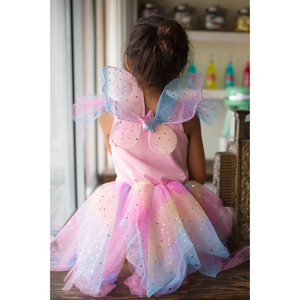 Rainbow Fairy Dress & Wings