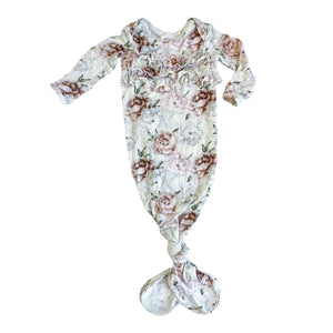 Floral Dreams Ruffled Knot Gown