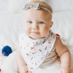 Copper Pearl Bandana Bibs / Patriot