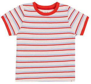 Me & Henry Marine Tee / Red & Blue Stripe