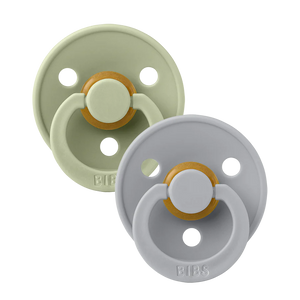 BIBS Round Pacifier 2-Pack / Size 1 (0-6 Months)