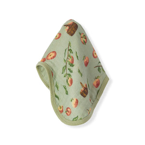 Milkbarn Contour Four Layer Burp Cloth / Apple Orchard