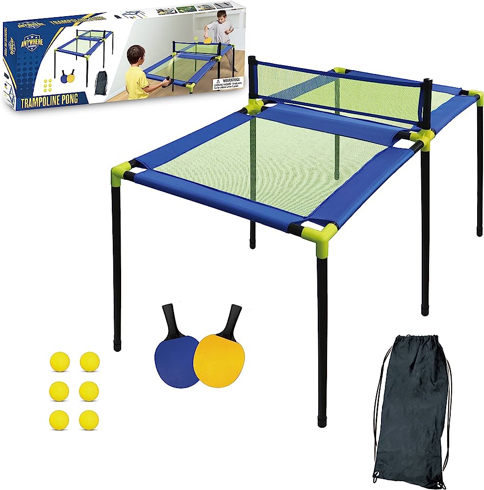 Trampoline Pong - Table Tennis Set