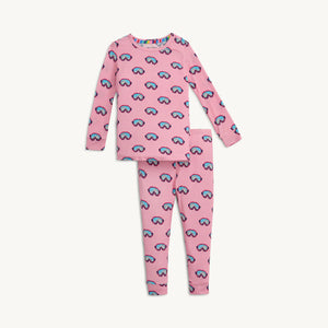 Magnetic Me Modal Long Sleeve Pajama Set / Pink Powder Playtime