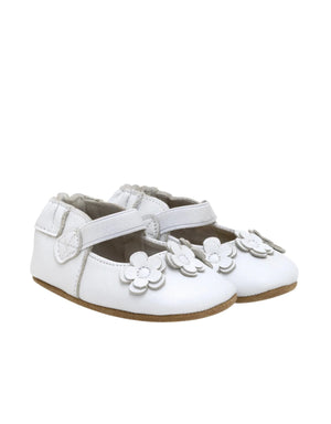 Robeez Softsole Shoes / White Briana