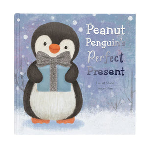 Jellycat Peanut Penguin's Perfect Present Book