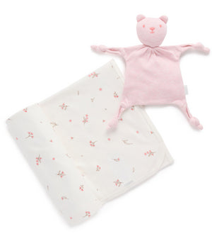 Purebaby Bunny Rug & Snookie Pack