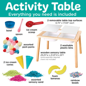 Deluxe Activity Sensory Table - Ice Cream Shop