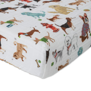 Little Unicorn Cotton Muslin Changing Pad Cover / Woof