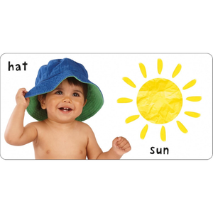 See, Touch, Feel Words Board Book