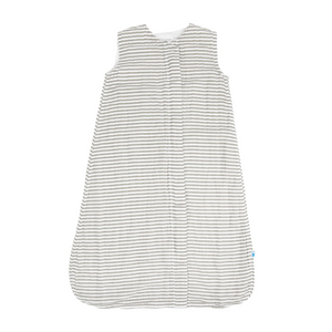 Little Unicorn Cotton Muslin 1.1 TOG Sleep Bag / Grey Stripe