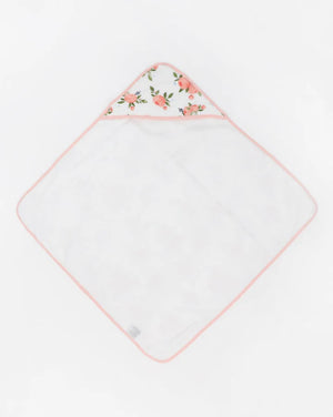 Little Unicorn Infant Hooded Towel / Watercolor Roses
