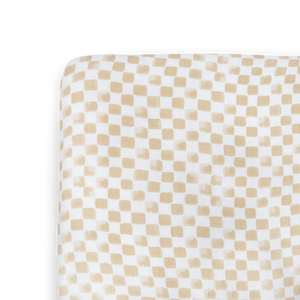 Little Unicorn Cotton Muslin Crib Sheet / Adobe Checker