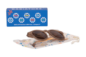 Babiators Transparent Keyhole Sunglasses (Amber Lens)