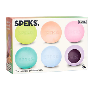 Speks Gump Mini Stress Ball 6 Pack / Prism