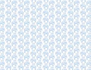 Personalized Stretchy Blanket | Elephant