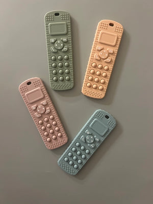 Silicone Telephone Pop-It Teether