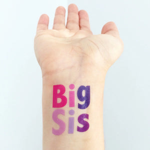 Big Sibling Temporary Tattoos