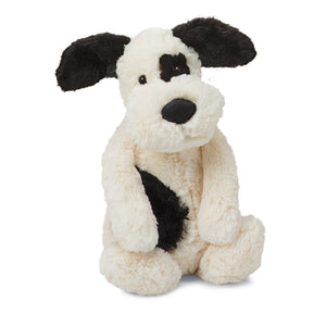 Jellycat Bashful Black & Cream Puppy