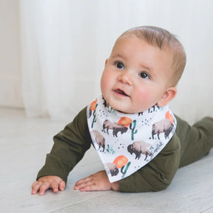 Copper Pearl Bandana Bibs / Bison