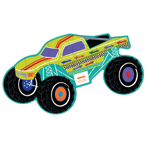 Monster Truck Shaped Jigsaw Puzzle - 20 Piece