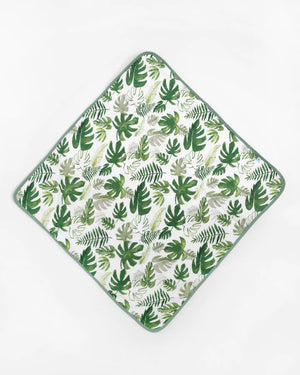 Little Unicorn Infant Hooded Towel / Tropical Leaf