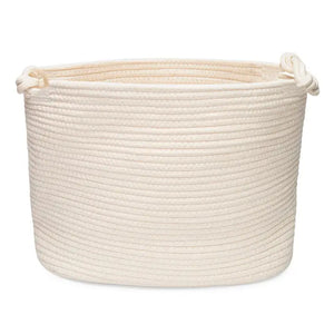 Rope Cube Storage Basket / White