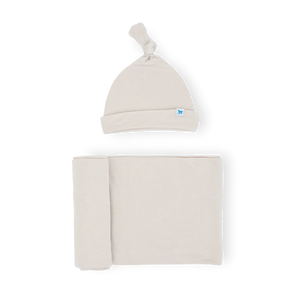 Little Unicorn Stretch Knit Hat & Swaddle Set