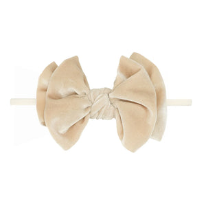 Velvet FAB Skinny Headband / Oatmeal