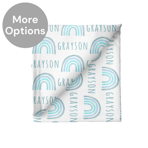 Personalized Stretchy Blanket | Rainbow
