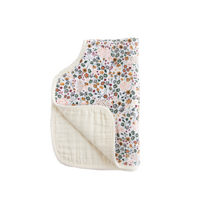 Little Unicorn Cotton Muslin Burp Cloth / Pressed Petals