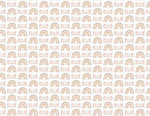 Plush Minky Fleece Personalized Blanket | Rainbow