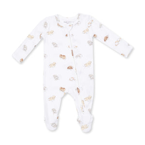 Puppy Snuggle Club 2 Way Zipper Footie