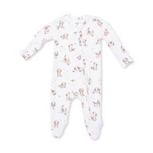 Explorer Puppy 2 Way Zipper Footie / Blue