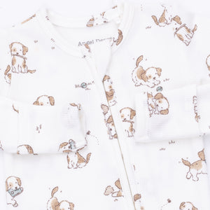 Explorer Puppy 2 Way Zipper Footie / Blue