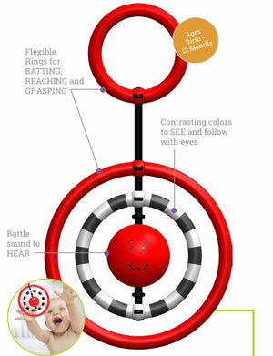 NogginRings Reaching & Grasping Rings