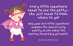 Potty Superhero (Girl) Board Book