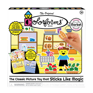 Colorforms Picture Playset / Market