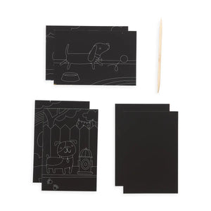 Ooly Mini Scratch & Scribble Art Kit / Playful Pups