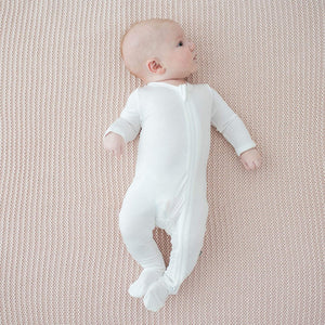 Kyte Baby Zippered Footie / Cloud