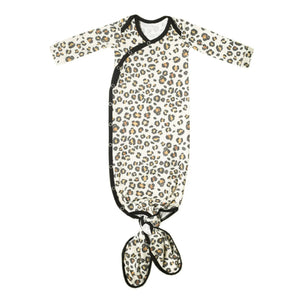 Copper Pearl Newborn Knotted Gown / Zara