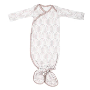 Copper Pearl Newborn Knotted Gown / Bliss