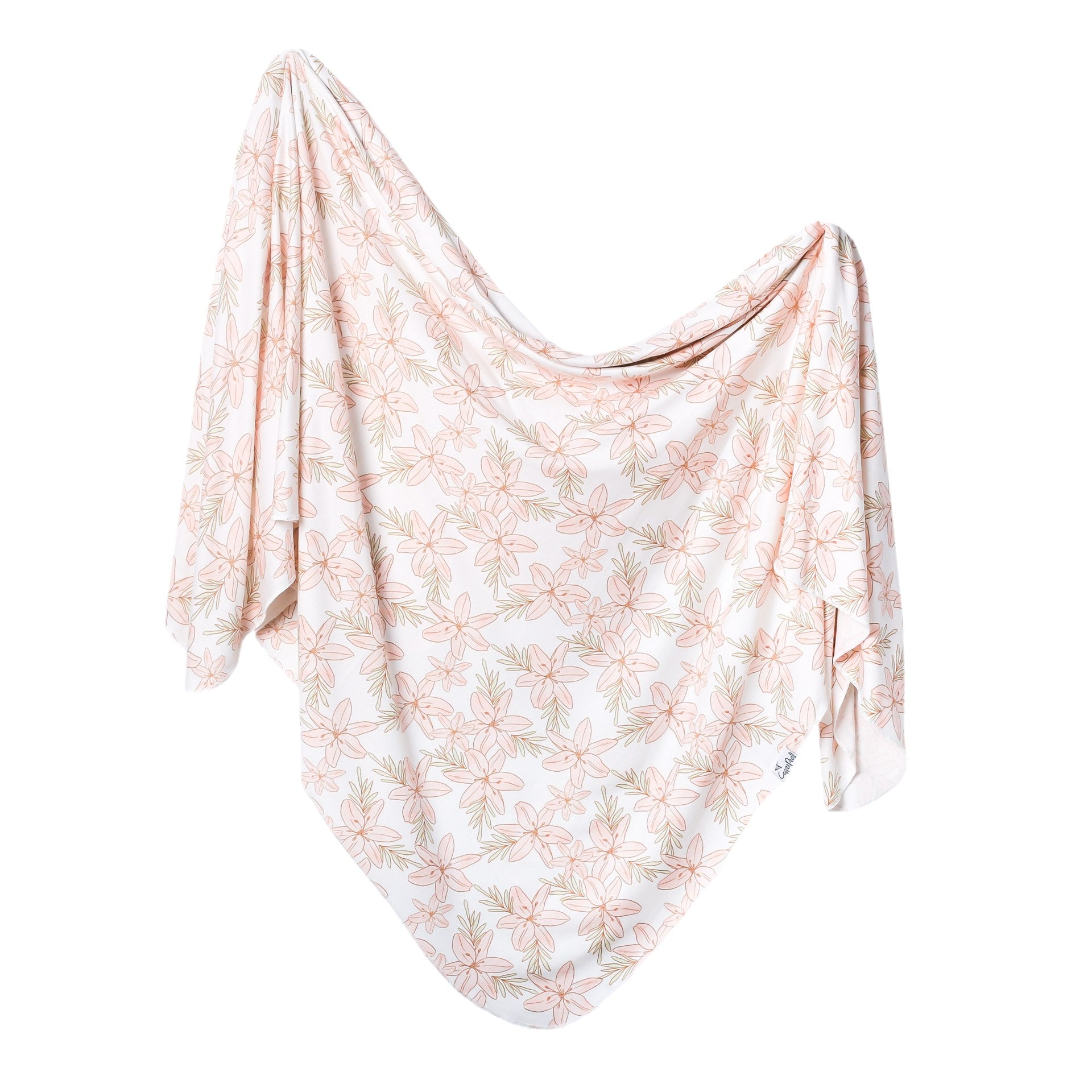 Copper Pearl Knit Swaddle Blanket / Kiana