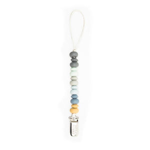 Bella Tunno Silicone Pacifier Clip / Soft Neutrals Multi