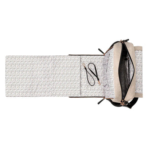 Petunia Pickle Bottom Boxy Backpack / Sand/Black